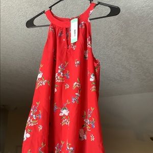 Paper moon Bonney keyhole halter blouse size large